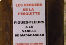 Les Confitures du Verger de la Pesquitte, figues fleur à la vanille de Madagascar