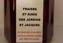Les Confitures du Verger de la Pesquitte, fraises et kiwis des jardins St Jacques