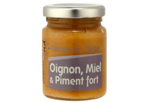Velours de crème Oignons, miel et piment