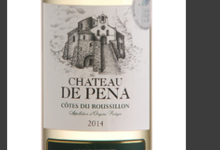Château de Péna, côtes du roussillon blanc