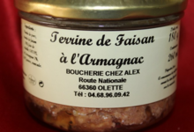 Chez Alex, Terrine de Faisan à l'Armagnac