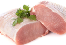 Maison Galland, roti de porc rose