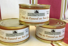 Earl des Parribets, foie gras Pique, pâté de canard au foie gras