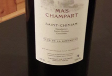 Le mas Champart, Saint-Chinian Rouge Clos de la Simonette