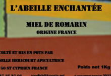L'abeille enchantée, miel de romarin