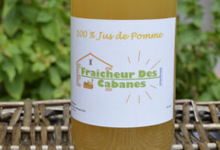 Fraîcheur des Cabanes, jus de pomme