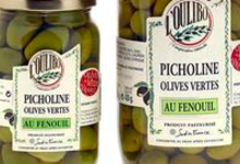 Coopérative de l'Oulibo, Picholines Olives Vertes au Fenouil