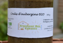 Fraîcheur des Cabanes, Coulis d'aubergine bio