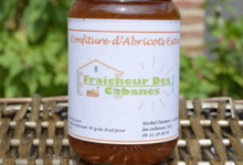 Fraîcheur des Cabanes,  Confiture d'Abricots Extra 