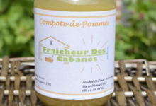 Fraîcheur des Cabanes, Compote de pommes