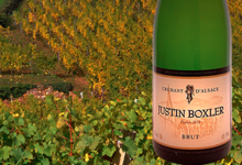 Vins Fins D'alsace Justin Boxler, Crémant Blanc d’Alsace