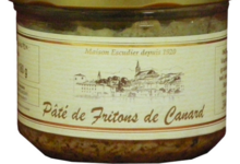 Maison Escudier. Pâté de fritons de canard