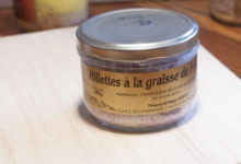 GAEC de caudemique. Rillettes à la graisse de foie gras