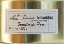 Le Coustelous , boudin au naturel
