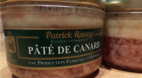 Ferme De Bellemayre, gaec de Rauzelle. pâté de canard au foie gras