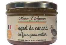 Conserverie Aymeric. Magret au foie gras de canard entier