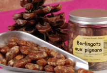 Les berlingots de Pézenas. Confiserie Boudet. Berlingots aux pignons