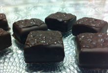 Les berlingots de Pézenas. Confiserie Boudet. Ganache eau de vie de framboise