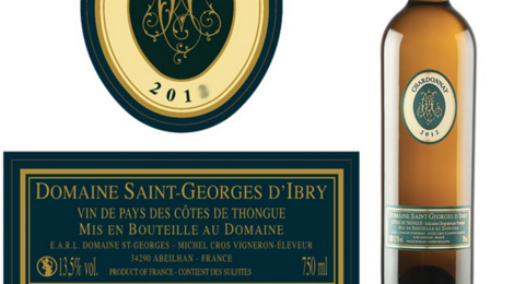 Domaine Saint-Georges d'Ibry. Chardonnay fût