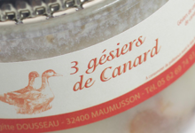 Domaine Sergent. 3 Gésiers de Canard
