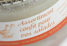 Domaine Sergent. Assortiment confit pour salade