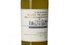 Château Saint Martin de la Garrigue. Cuvée Bronzinelle Blanc