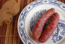 Ferme Krust Philippe. Saucisse fumée à cuire