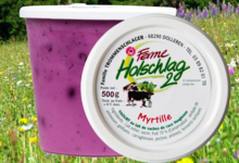 Ferme Holschlag 2. Yaourt myrtille