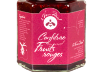 La vie en miel. confiture de fruit rouge au miel