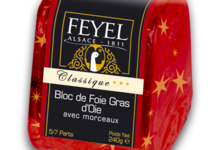 Feyel. Bloc de Foie Gras d'oie 30% morceaux en pain 
