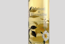 Les Caves Du Mont Tauch. Muscat de Rivesaltes Sérigraphiée