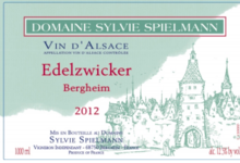 Domaine Spielmann Sylvie. Edelzwicker