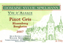 Domaine Spielmann Sylvie. Pinot gris Blosenberg