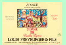 Domaine Louis Freyburger Et Fils. Sylvaner Vieilles Vignes
