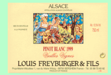Domaine Louis Freyburger Et Fils. Pinot Blanc Vieilles Vignes