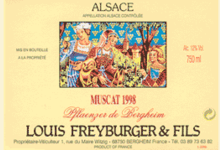 Domaine Louis Freyburger Et Fils. Muscat Pflaenzer de Bergheim