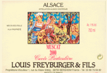 Domaine Louis Freyburger Et Fils. Muscat Cuvée Particulière