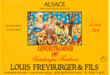 Domaine Louis Freyburger Et Fils. Gewurztraminer Vendanges Tardives