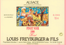 Domaine Louis Freyburger Et Fils. Pinot Noir Rosé