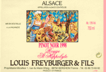 Domaine Louis Freyburger Et Fils. Pinot Noir Rouge St Hippolyte