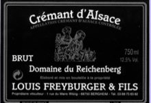 Domaine Louis Freyburger Et Fils. Crémant Domaine du Reichenberg