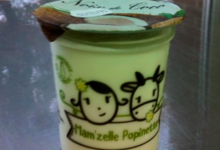 Mam'zelle Popinette. yaourt à la noix de coco