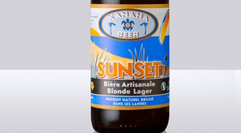 Kanaha Beer. Bière Sunset Larger