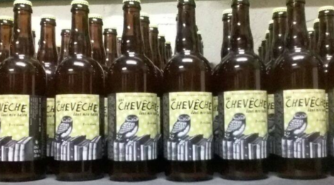 Bière Chevêche. Bière blonde 