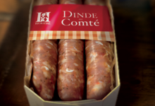 Héripré. saucisse de dinde au comté