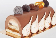 Chocolaterie Pâtisserie Nature de Cacao. La bûche ardéchoise