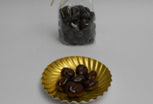 Jean Trogneux. Cranberry enrobées de chocolat noir