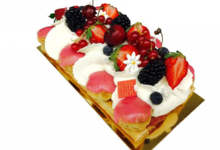 Le Petit Poucet. Le "St Honoré Vanille-Fraises"