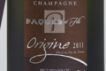 Champagne Paques Et Fils. Origine 2011. Premier cru élevé en fût de chêne