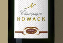 Champagne Nowack. Champagne demi sec carte d'or